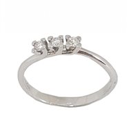 Anello Miluna Donna in Oro bianco Diamante LID3299-048G7-14